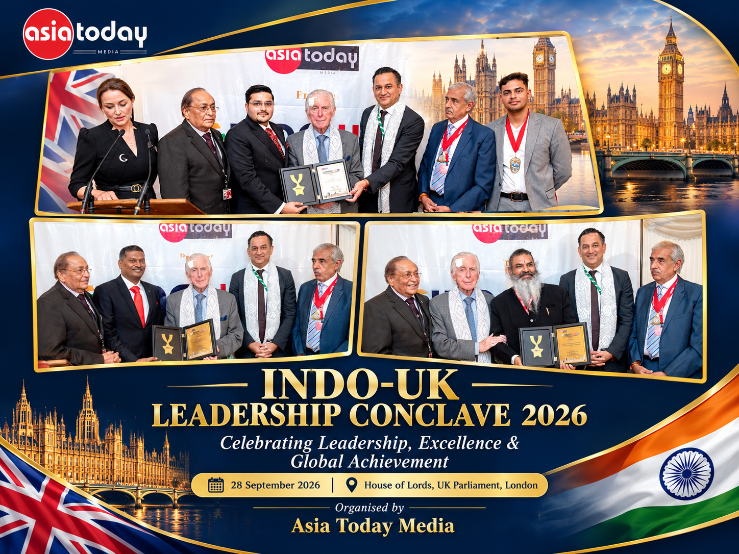 Indo-UK Leadership Conclave 2026 Winners | Asia Today Media